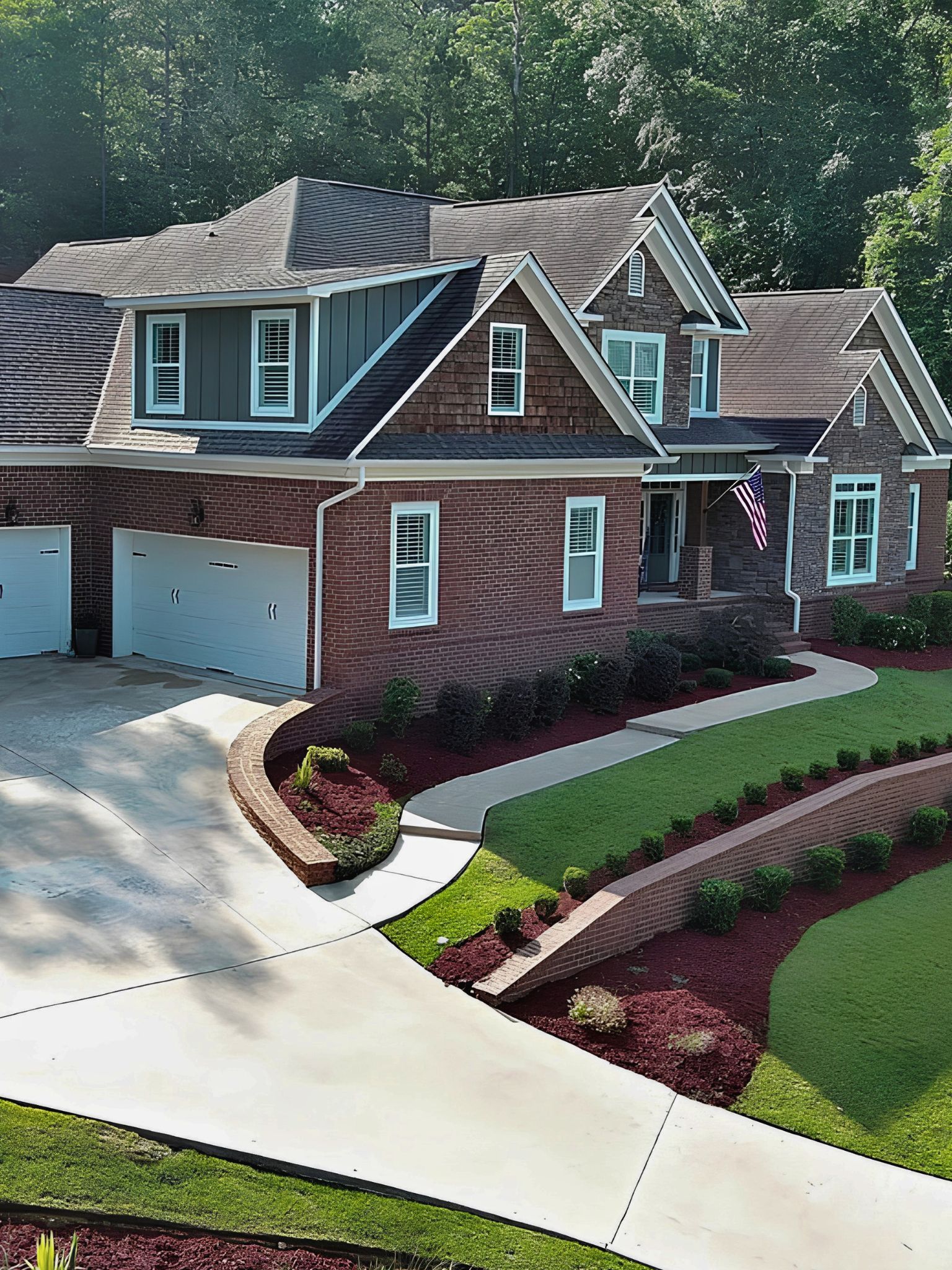 A recent Morgan listing at twilight